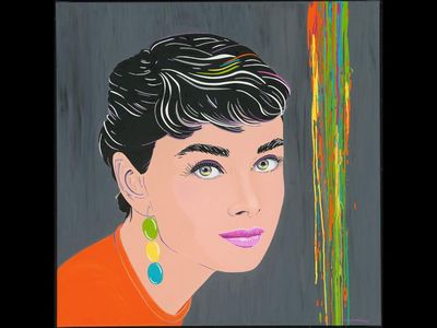 Und der Filmstar Audrey Hepburn