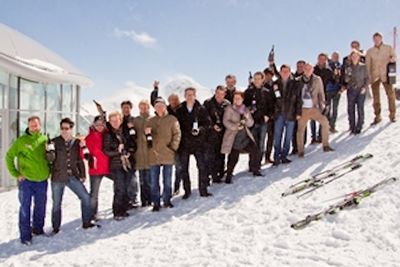 Winzertreff auf 3440 Metern Winzertreff auf 3440 Metern