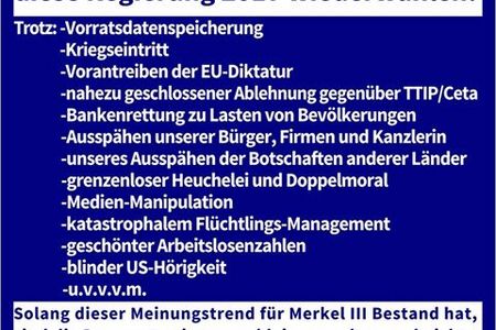 Wie lange kann sich Angela Merkel noch halten