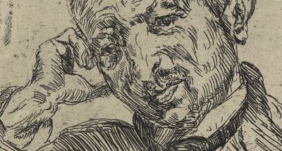Mathildenhoehe zeigt Ludwig Meidner, Portraet Dr. Fritz Glaser