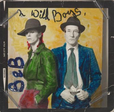David Bowie und William Burroughs 1974, Foto: Terry O Neill