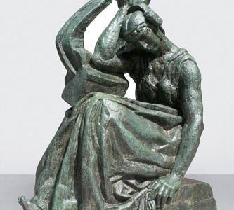 Antoine Bourdelles Bronzeskulptur Sappho kunsthaus zuerich