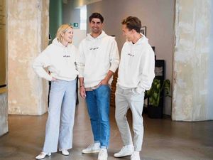 Das Whyzzer-Trio: (v.l.) Hollywood-Star Kelly Rutherford, Benjamin Buthmann und Eric Garsleitner Das Whyzzer-Trio: (v.l.) Hollywood-Star Kelly Rutherford, Benjamin Buthmann und Eric Garsleitner