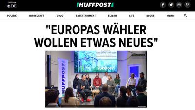 Trotz prominenter Autoren und Gaeste wie hier EU-Wettbewerbskommissarin Margrethe Vestager, die Huff Post wird eingestellt