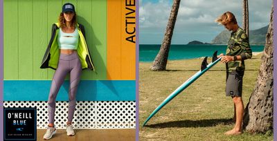 Die Active Kollektion von  O’Neill setzt daher verstaerkt auf leichte Materialien mit technischen Details