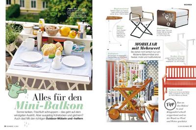 Deko-Ideen für kleine Balkone Deko-Ideen für kleine Balkone