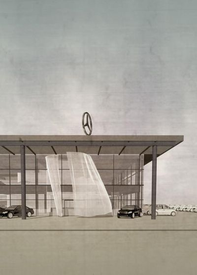 Mercedes Benz als Kunstfoerderer