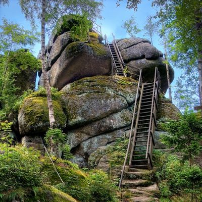 Prinzenfelsen im Fichtelgebirge