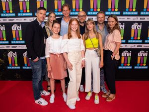 Lilli Lacher, Alexandra Petzschmann, Paula Renzler Produzent Christian Becker, Regisseurin Viviane Andereggen, Thomas Heinze, Jürgen Vogel, Hinnerk Schönemann, Christina Bentlage in Koeln Lilli Lacher, Alexandra Petzschmann, Paula Renzler Produzent Christian Becker, Regisseurin Viviane Andereggen, Thomas Heinze, Jürgen Vogel, Hinnerk Schönemann, Christina Bentlage in Koeln