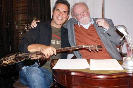 Fritz Rau mit dem Wiesbadener Musiker Musiker Biber Herrmann.