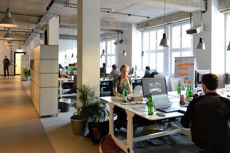Blick ins Hamburger Buero des Online-Modehaendlers About You