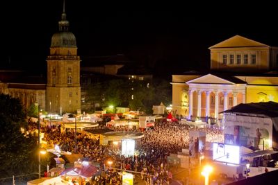 Das Schlossgrabenfest Darmstadt ist Hessens groesstes Musikfestival