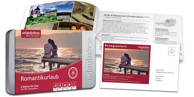 Romantikurlaub mal anders verpackt – Kurzreisen von urlaubsbox sind eine originelle Geschenkidee fuer jeden Anlass