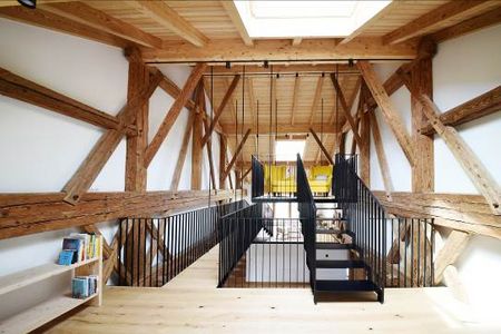 Suedtirols neue Land-Domizile. Der historische Stadel des Grieserhofs in Nals/Meraner Land, Mitglied bei Roter Hahn, ist ein Meisterstueck der Architektur