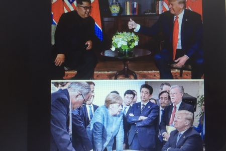 Donald Trump und Kim Jong-un Gipfeltreffen