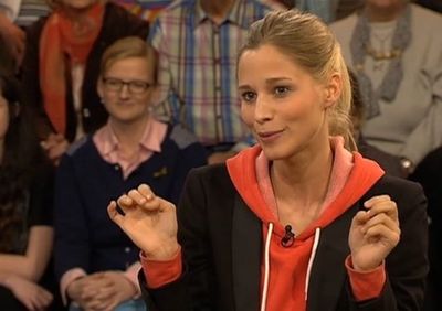 Giulia Enders bei bei Markus Lanz.