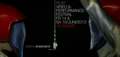 Festivalplakat PLAY galerie ampersand