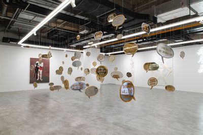Gruppenausstellung mit drei Künstlern