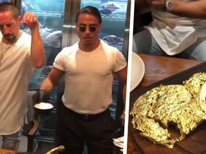 Ein Gold-Steak für 1200€ war nicht die beste Idee von Frank Ribéry Ein Gold-Steak für 1200€ war nicht die beste Idee von Frank Ribéry