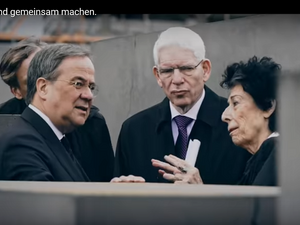 Das neue Wahlkampfvideo der CDU zeigt Armin Laschet am Holocaust-Mahnmal in Berlin Das neue Wahlkampfvideo der CDU zeigt Armin Laschet am Holocaust-Mahnmal in Berlin