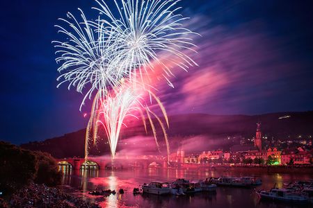 Reisen Heidelberg Feuerwerk