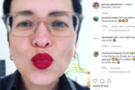Ranking Siegerin Julia Richter praesentiert sich auch auf Instagram