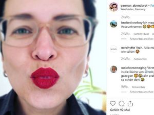 Ranking Siegerin Julia Richter praesentiert sich auch auf Instagram