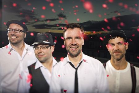 Tobias Fleischer, Matti Klein, Felix Falk und Andre Seidel bilden die Band Mo Blow