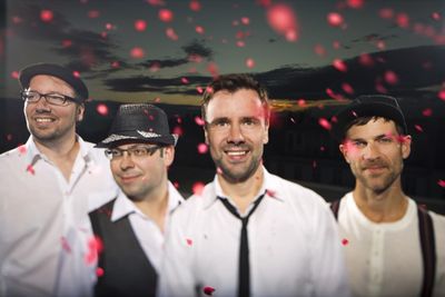 Tobias Fleischer, Matti Klein, Felix Falk und Andre Seidel bilden die Band Mo Blow