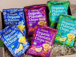 Beste vegane Chips: „Organic Plantain Chips Salty“ von el origen gewinnen PETA Vegan Food Award 2023 Beste vegane Chips: „Organic Plantain Chips Salty“ von el origen gewinnen PETA Vegan Food Award 2023