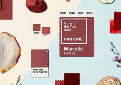 Marsala Pantone Collage Marsala Pantone Collage