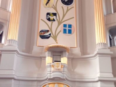 Neues Altarbild in der St. Anna Kirche von Marlene Dumas