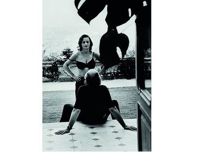 Silvia und Lois Lammerhuber Foto by Helmut Newton
