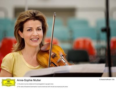 Anne-Sophie Mutter ist Violinistin