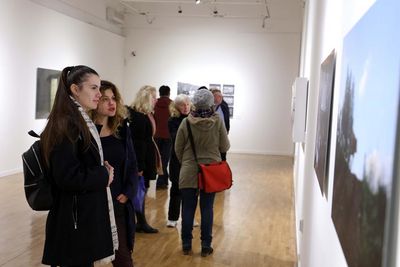 Museumsbesucher Museumsbesucher
