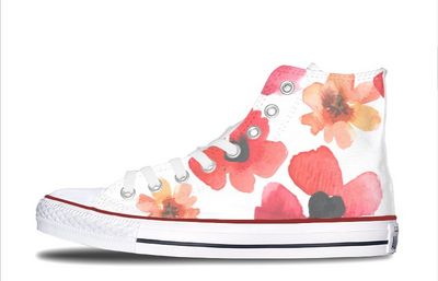 Chucks - Red Poppies