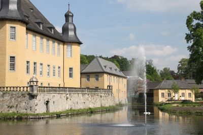 Schloss Dyck ist Veranstaltungsort des gibt Konzert beim Niederrhein Musikfestivals