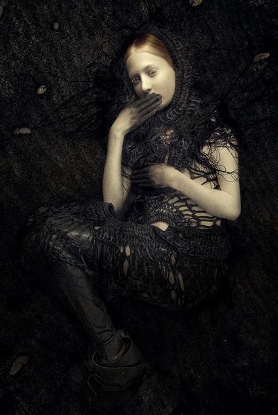 Juanita with Black Hands