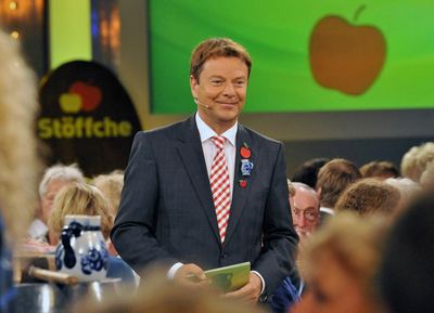 Joerg Bombach moderiert das Apfelweinfest