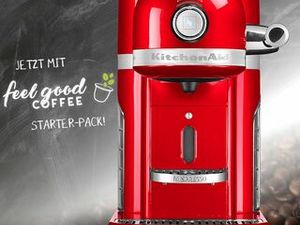 Das Design bei der Nespresso Maschine kann sich sehen lassen Das Design bei der Nespresso Maschine kann sich sehen lassen