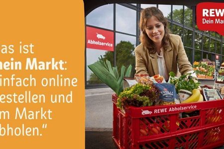 Der Rewe Abholservice spart Zeit beim Einkaufen