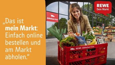 Der Rewe Abholservice spart Zeit beim Einkaufen