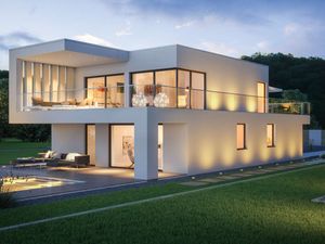 Das abgebildete Architektenhaus ArtA von Kern-Haus ist im eindrucksvollen Bauhausstil gestaltet Das abgebildete Architektenhaus ArtA von Kern-Haus ist im eindrucksvollen Bauhausstil gestaltet