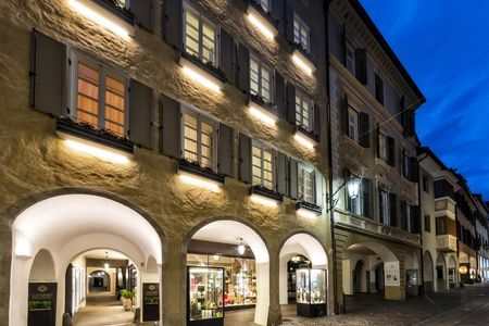 Unter den berühmten Lauben – Gäste des Boutiquehotels suiteseven nahe der Therme Meran wohnen inmitten der Südtiroler Kurstadt