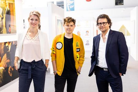 Olympiasiegerin Britta Heidemann, Sänger-und Kuenstler Michael Patrick Kelly und Dirk Greuer.