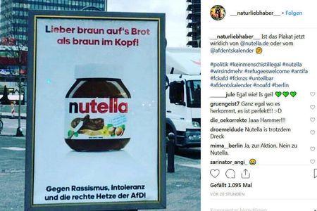 Die Marke Nutella wird von politischen Aktivisten regelrecht vergewaltigt