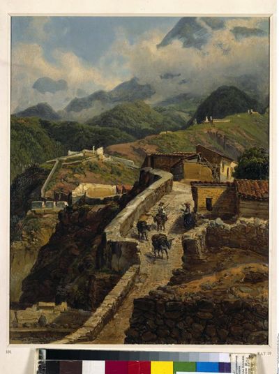 Carl Blechen, Waldinneres mit abgebrochenen Aesten