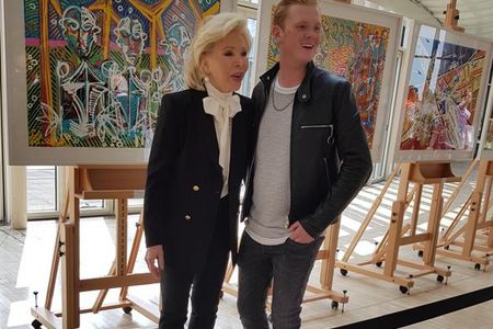 Ute-Henriette Ohoven und Leon Löwentraut