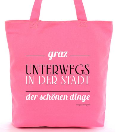 Stil GRAZ Stofftasche Pink Stil GRAZ Stofftasche Pink