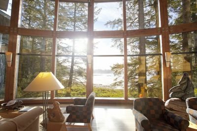 The Wickaninnish Inn Lounge mit Rundumblick
